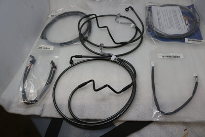 0662-0261 NEW MAGNUM SHIELDING CONTROL CABLE KIT BLACK PEARL FOR 2017-2020 HARLEY