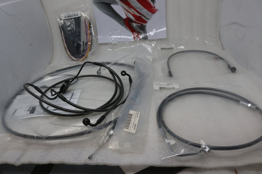 0610-1020 NEW MAGNUM SHIELDING CONTROL CABLE KIT BLACK PEARL FITS 2008-2013 HARLEY TOURING