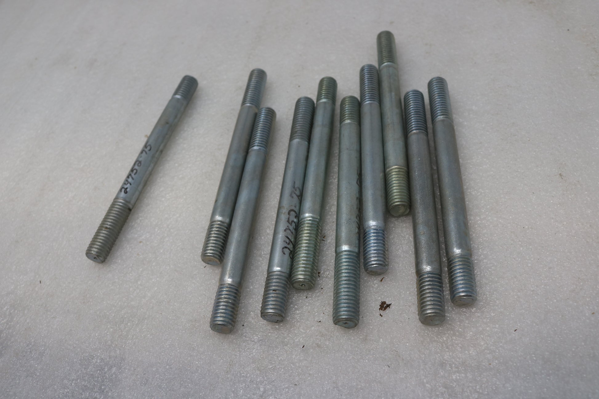 24752-75 NEW OEM 1954-1985 HARLEY-DAVIDSON SPORTSTER LEFT FOOTREST STUD 1/2"x 5 3/4"