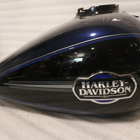 NEW OEM 2008-2022 HARLEY TOURING GAS TANK BIG BLUE PEARL VIVID BLACK