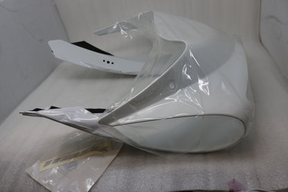 M1621.2AMMAW OEM 2008-2010 BUELL 1125R FRONT FAIRING KIT ARCTIC WHITE W/DECAL COWL