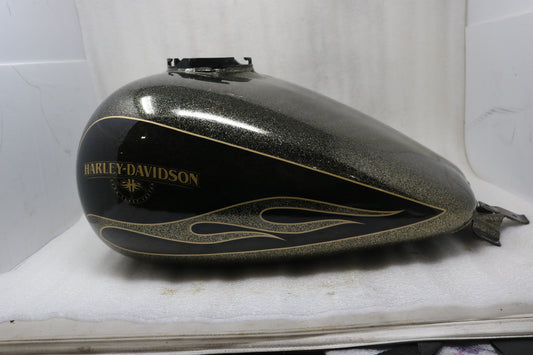NEW OEM 2009-2022 HARLEY-DAVIDSON FLHX STREET GLIDE HARD CANDY CUSTOM GOLD FLAKE GAS TANK