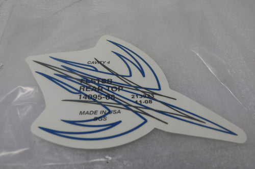 14095-08 NEW OEM 2008 HARLEY-DAVIDSON FLSTSB SOFTAIL CROSSBONES REAR FENDER DECAL