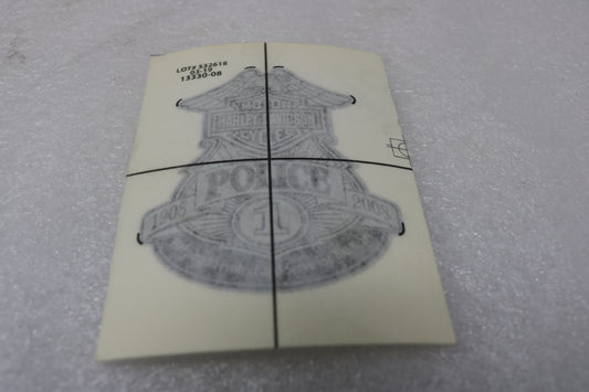 13330-08 NEW OEM HARLEY-DAVIDSON POLICE PEACE OFFICER FRONT FENDER DECAL CENTENNIAL 13330-08