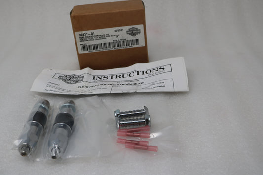 90321-01 NEW OEM 2002 AND NEWER HARLEY-DAVIDSON FLSTS HERITAGE SPRINGER REAR DOCKING HARDWARE