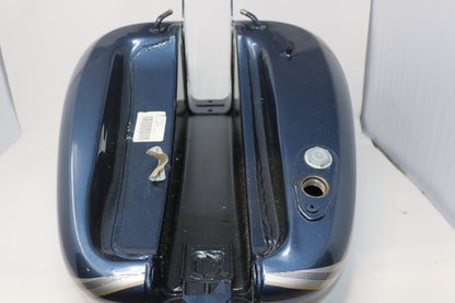 OEM NTO 2003 HARLEY-DAVIDSON FXSTI FLSTCI FLSTFI SOFTAIL 100TH ANNIVERSARY GAS TANK GUNMETAL BLUE
