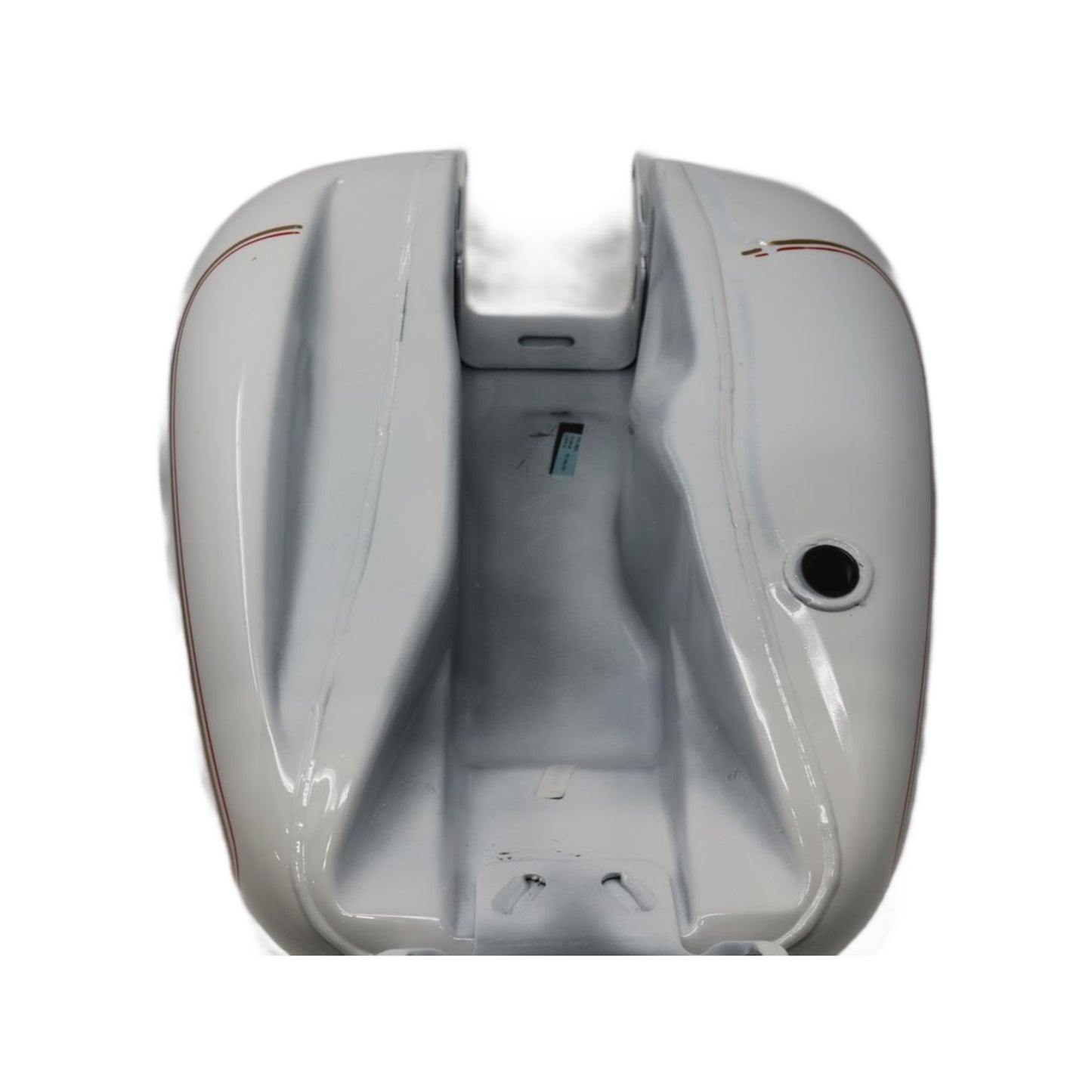 61356-08CCP NEW OEM 2009-2023 HARLEY-DAVIDSON TOURING GAS TANK ARTIC WHITE