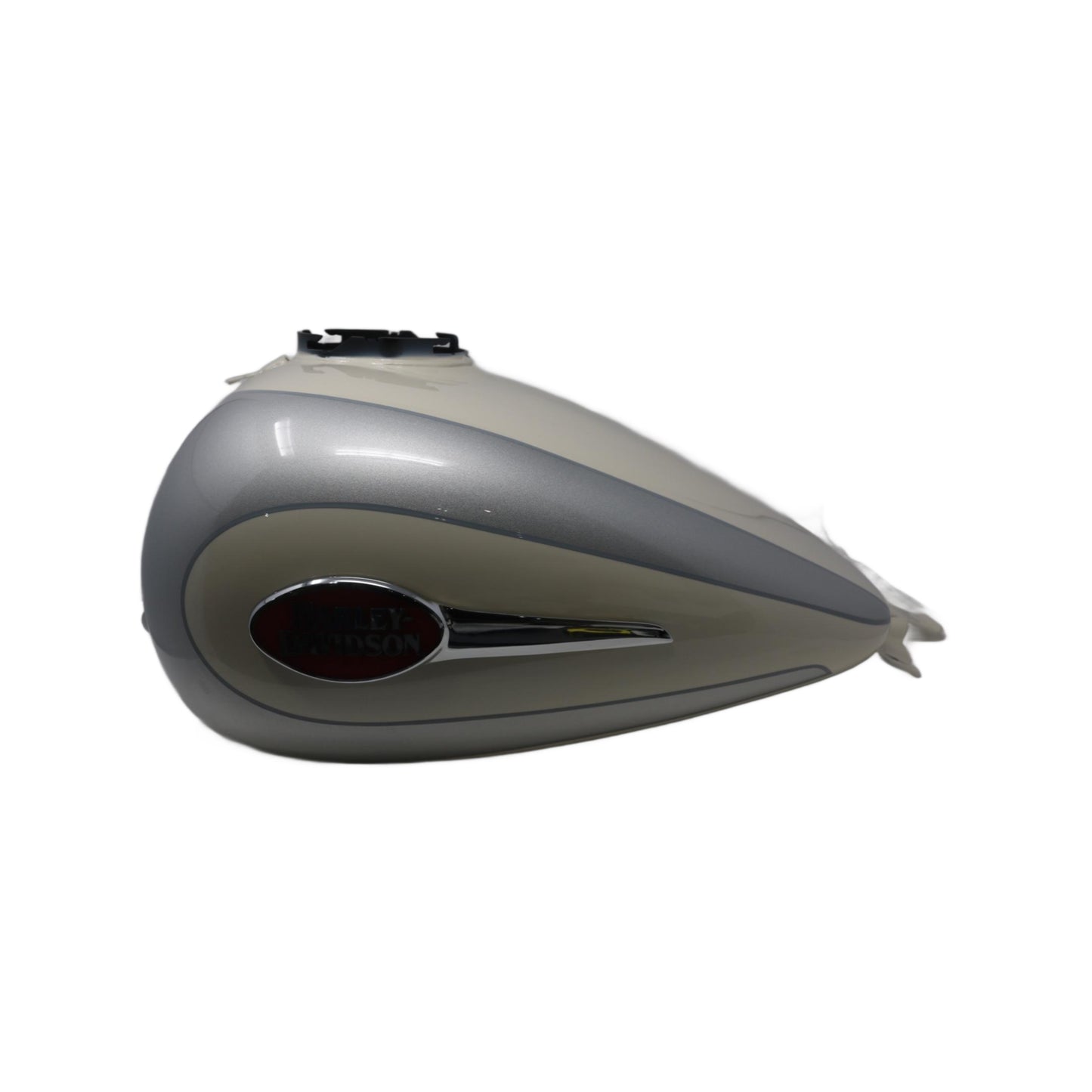 61386-08CTE NEW OEM 2008 HARLEY-DAVIDSON CVO TOURING GAS TANK WHITE FROST SILVER