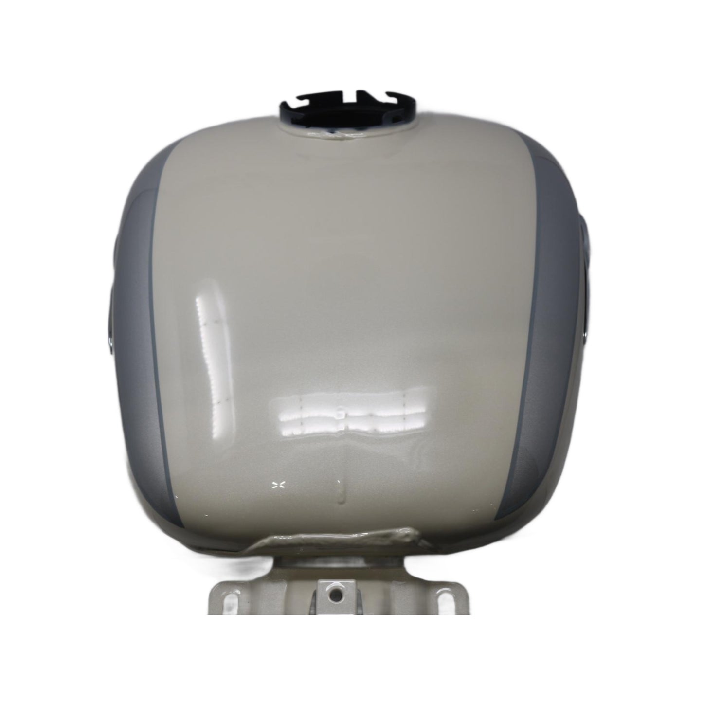 61386-08CTE NEW OEM 2008 HARLEY-DAVIDSON CVO TOURING GAS TANK WHITE FROST SILVER