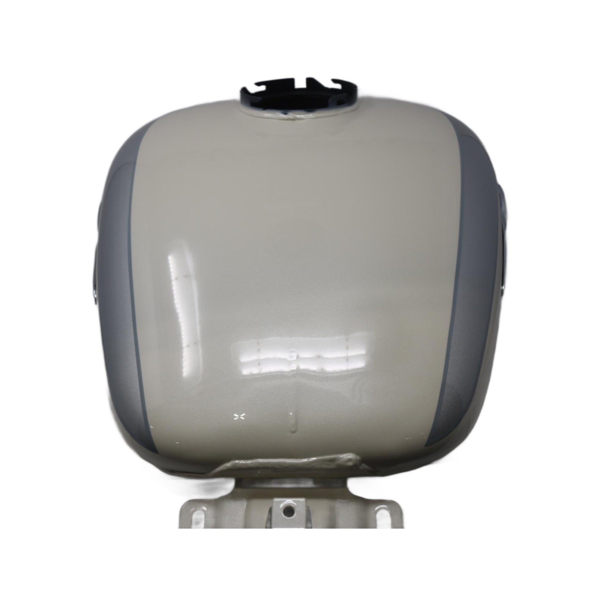 61386-08CTE NEW OEM 2008 HARLEY-DAVIDSON CVO TOURING GAS TANK WHITE FROST SILVER