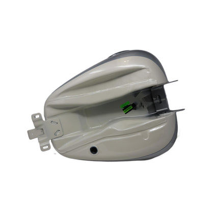 61386-08CTE NEW OEM 2008 HARLEY-DAVIDSON CVO TOURING GAS TANK WHITE FROST SILVER