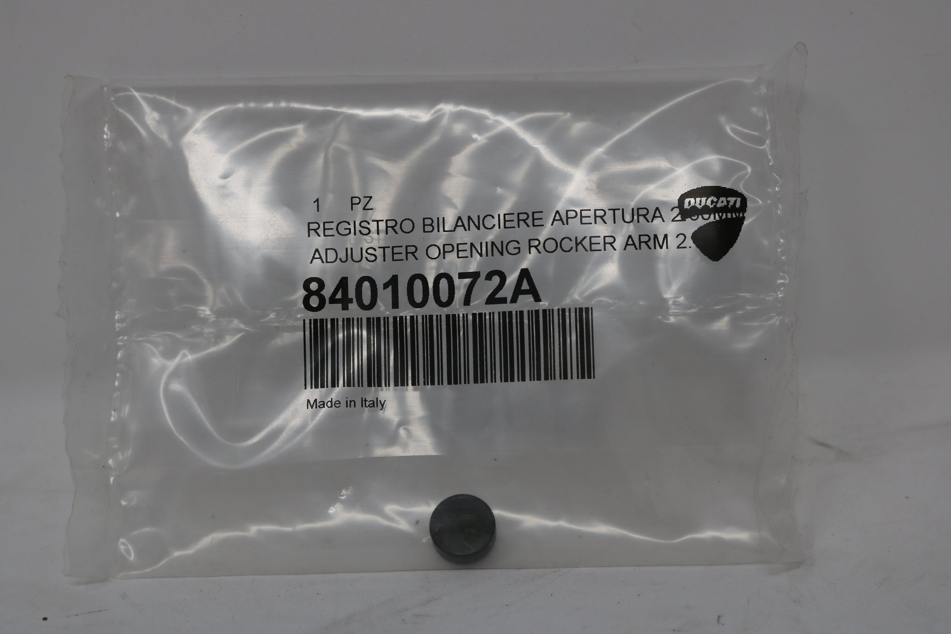 84010072A NEW OEM 2013-2025 DUCATI ADJUSTER, OPENING ROCKER ARM 2.30 MM DIAVEL MONSTER
