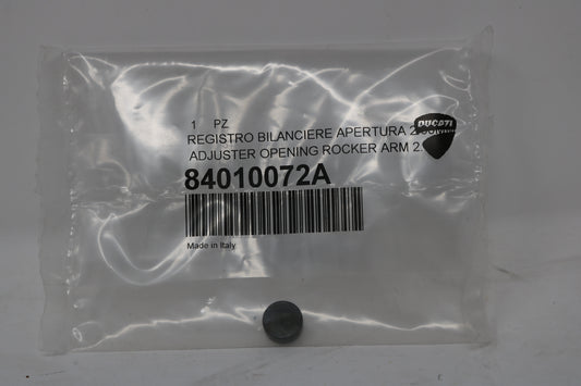 84010072A NEW OEM 2013-2025 DUCATI ADJUSTER, OPENING ROCKER ARM 2.30 MM DIAVEL MONSTER