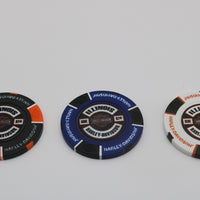 NEW ILLINOIS HARLEY-DAVIDSON 115TH ANNIVERSARY POKER CHIP COUNTRYSIDE, IL SET(3)