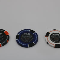 NEW ILLINOIS HARLEY-DAVIDSON 115TH ANNIVERSARY POKER CHIP COUNTRYSIDE, IL SET(3)
