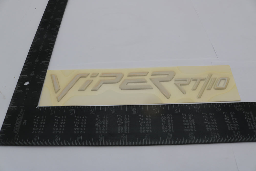 GC43SW1 NEW OEM 1992-1996 DODGE VIPER RT/10 WHITE REAR BUMPER DECAL