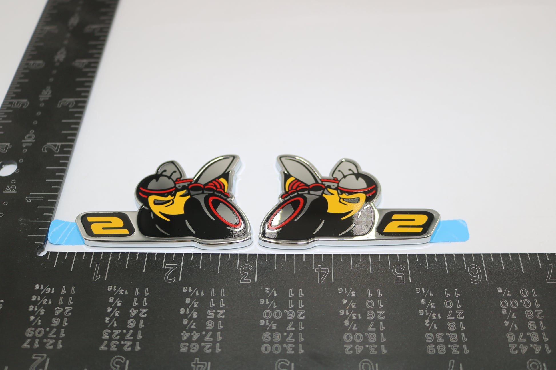 68249684AB NEW OEM DODGE CHALLENGER CHARGER SCAT PACK LEVEL 2 EMBLEMS PAIR SET