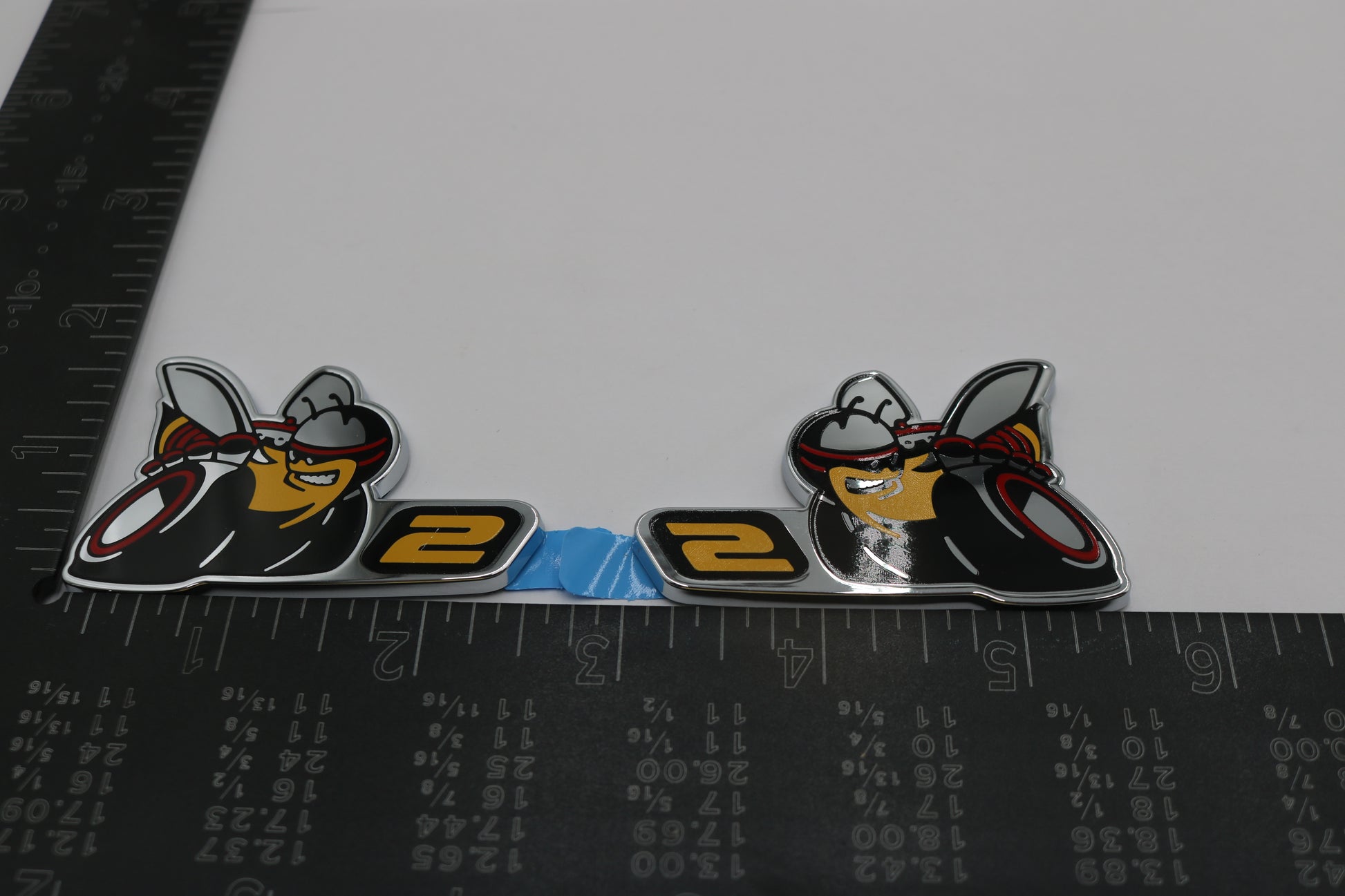 68249684AB NEW OEM DODGE CHALLENGER CHARGER SCAT PACK LEVEL 2 EMBLEMS PAIR SET