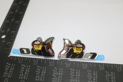 68249683AB NEW OEM DODGE CHALLENGER CHARGER SCAT PACK LEVEL 1 EMBLEMS PAIR SET
