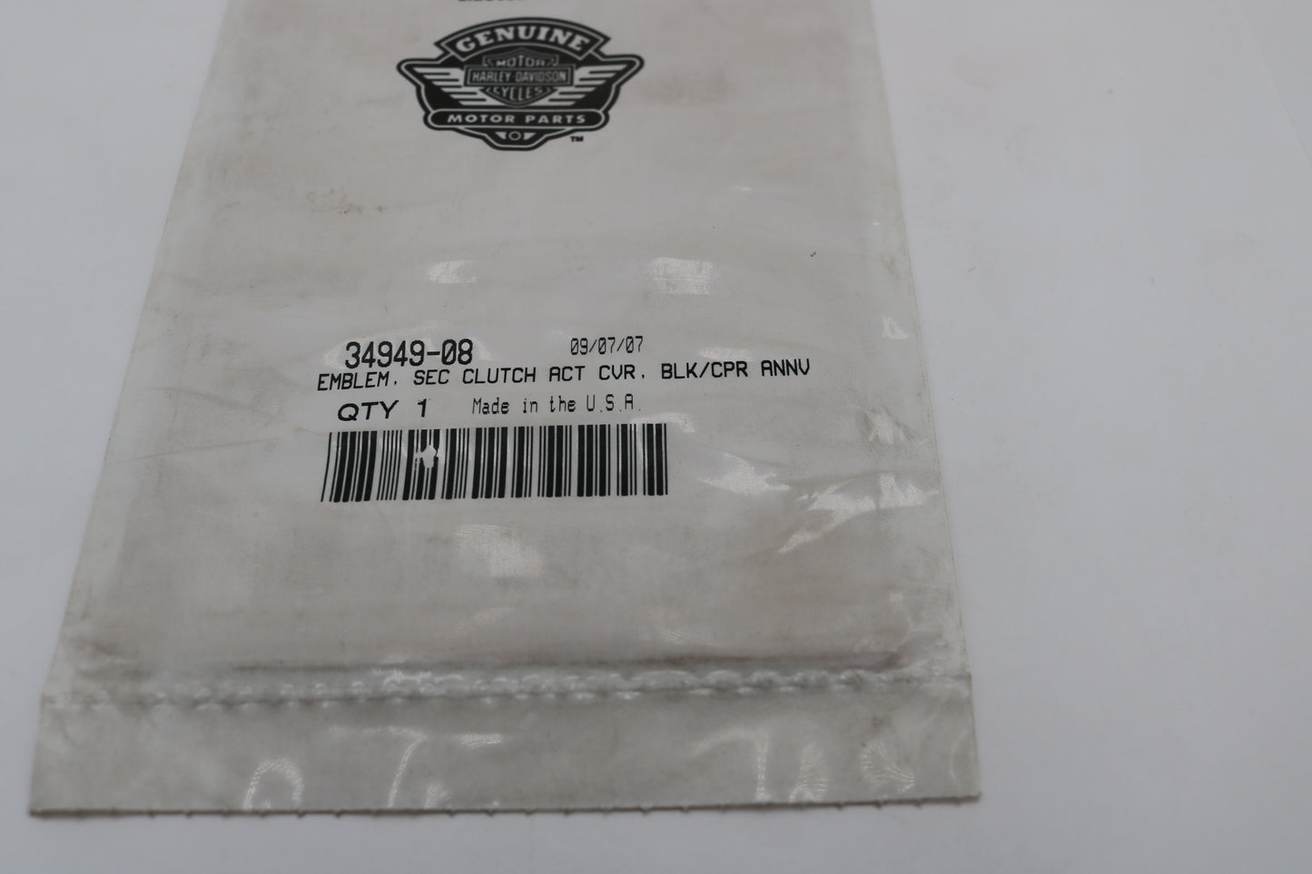 34949-08 NEW OEM 2008 HARLEY-DAVIDSON VRSC VROD CLUTCH ACT COVER 105TH ANNIVERSARY