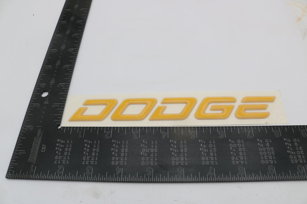 GC54WYT NEW OEM 2001-2002 DODGE VIPER GTS RT/10 YELLOW REAR BUMPER DECAL