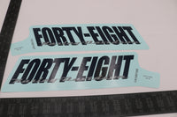 
              14100167 14100168 NEW OEM HARLEY-DAVIDSON SPORTSTER XL1200X FORTY-EIGHT DECALS
            