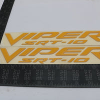 WN81WYTAB NEW OEM 2005 DODGE VIPER SRT-10 HOOD DECALS PAIR SET