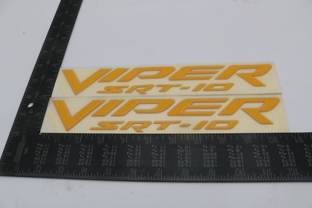 WN81WYTAB NEW OEM 2005 DODGE VIPER SRT-10 HOOD DECALS PAIR SET
