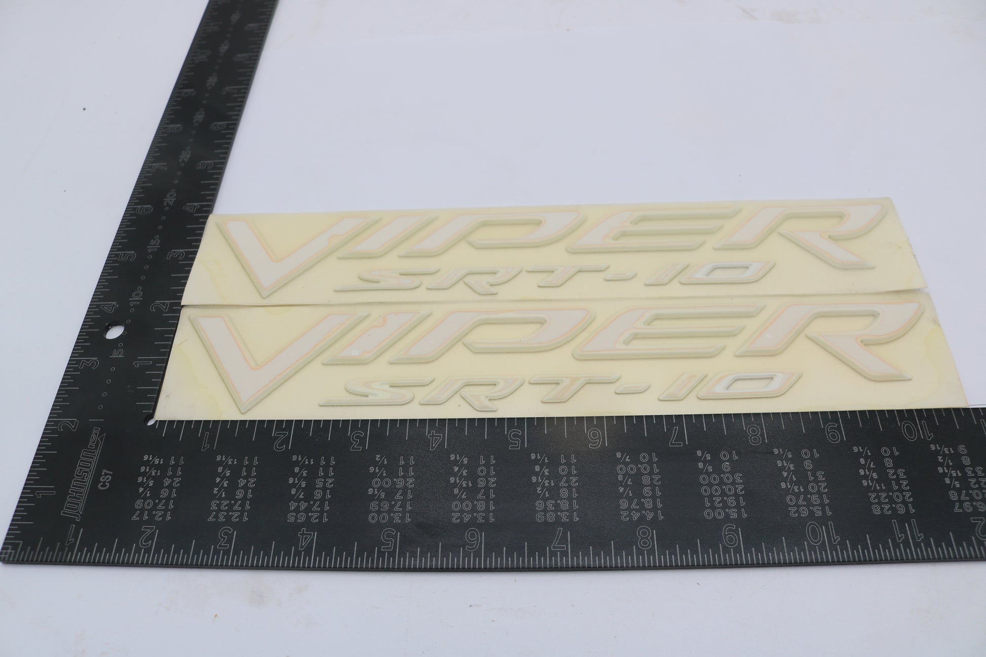 WN81BWAAB NEW OEM 2004-2005 DODGE VIPER SRT-10 HOOD DECALS MAMBA PAIR SET