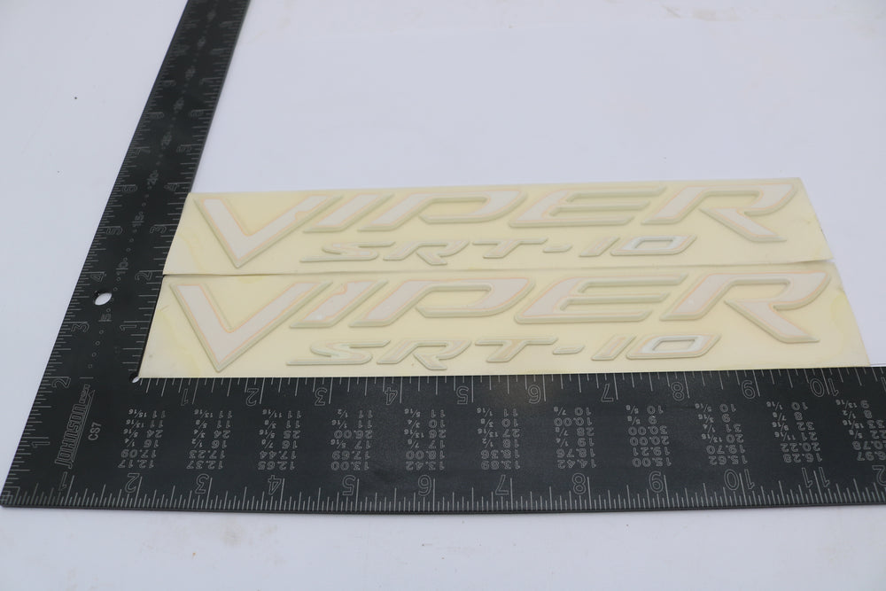 WN81BWAAB NEW OEM 2004-2005 DODGE VIPER SRT-10 HOOD DECALS MAMBA PAIR SET