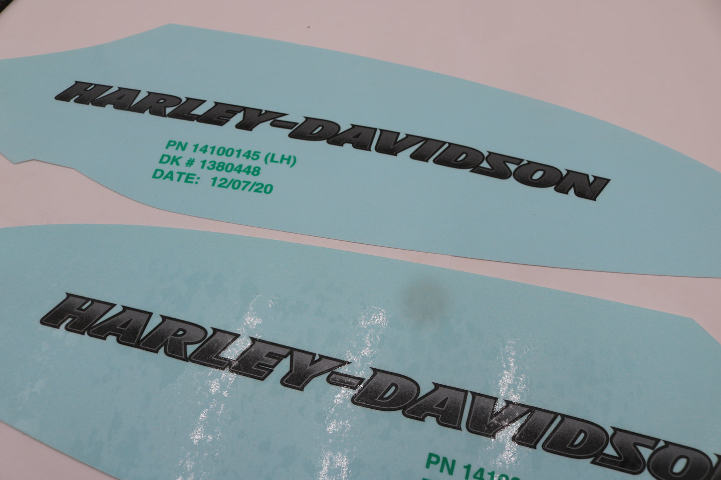 14100145 14100155 NEW OEM HARLEY-DAVIDSON VRSC VROD AIRBOX DECALS PAIR SET