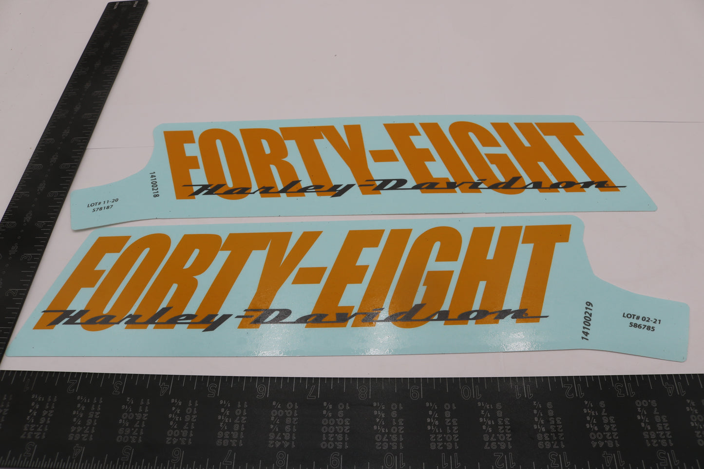 14100219 14100218 NEW OEM HARLEY-DAVIDSON SPORTSTER XL1200X FORTY-EIGHT DECALS