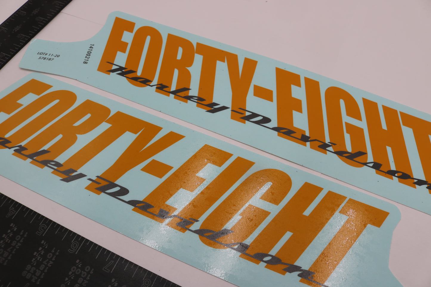 14100219 14100218 NEW OEM HARLEY-DAVIDSON SPORTSTER XL1200X FORTY-EIGHT DECALS
