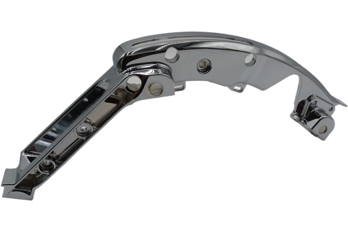 90200499 NEW OEM 2014-2024 HARLEY-DAVIDSON TOURING RIGHT SADDLEBAG MOUNT CHROME
