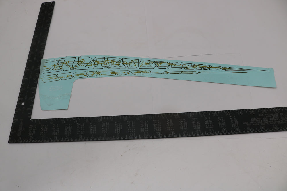 14101184BHAC NEW OEM HARLEY-DAVIDSON FLHCS/FLSB LEFT FUEL TANK DECAL