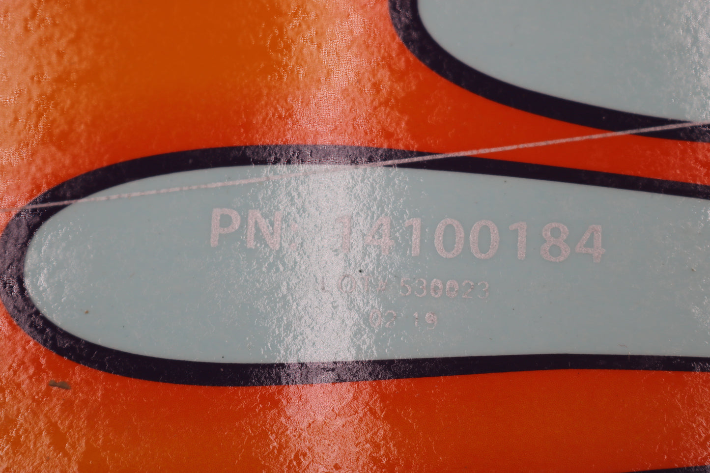 14100184 NEW OEM HARLEY-DAVIDSON FLT CVO RIGHT FRONT FENDER DECAL
