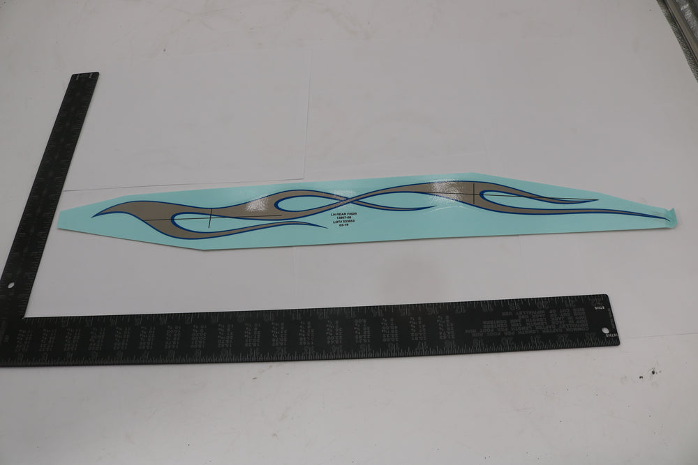 13867-08 NEW OEM 2008 HARLEY-DAVIDSON FXCWC SOFTAIL ROCKER REAR FENDER DECAL