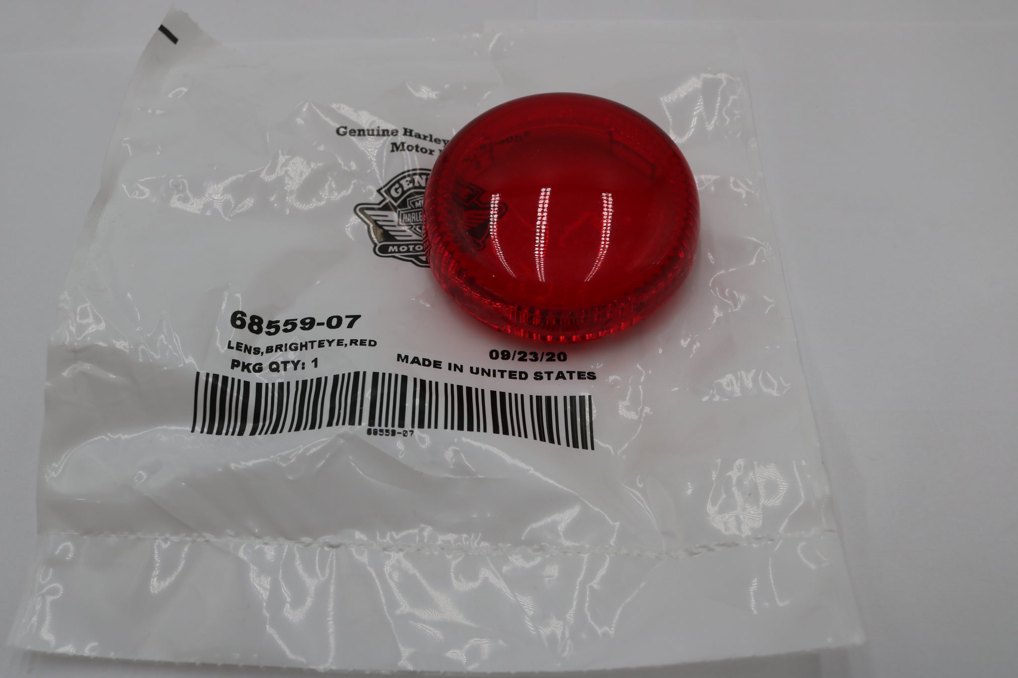 68559-07 NEW OEM HARLEY-DAVIDSON SOFTAIL DYNA TOURING RED TURN