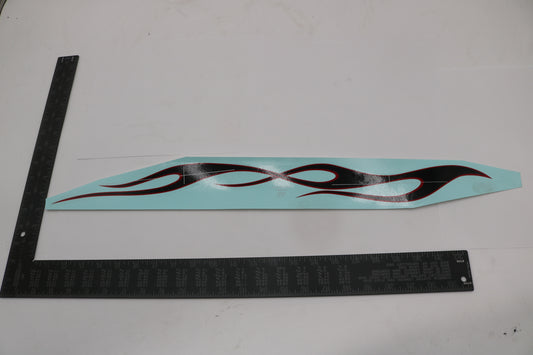 13866-08 NEW OEM 2008 HARLEY-DAVIDSON FXCWC SOFTAIL ROCKER BLK/RED REAR FENDER DECAL
