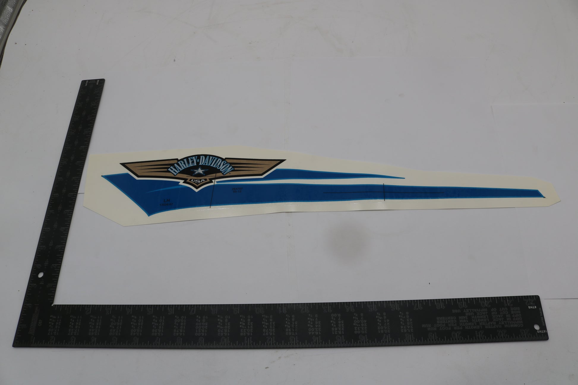 13526-07 NEW OEM HARLEY-DAVIDSON FLSTF SOFTAIL FATBOY LEFT GAS TANK DECAL