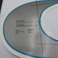 13658-09 NEW OEM 2009 HARLEY-DAVIDSON FLSTC HERITAGE SOFTAIL LEFT GAS TANK DECAL