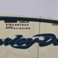 13302-06 NEW OEM 2006 HARLEY-DAVIDSON VRSC VROD AIRBOX COVER DECAL LEFT