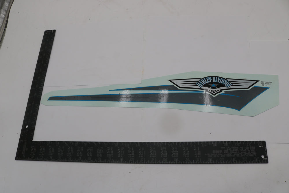 13529-07 NEW OEM HARLEY-DAVIDSON FLSTF SOFTAIL FATBOY LEFT GAS TANK DECAL