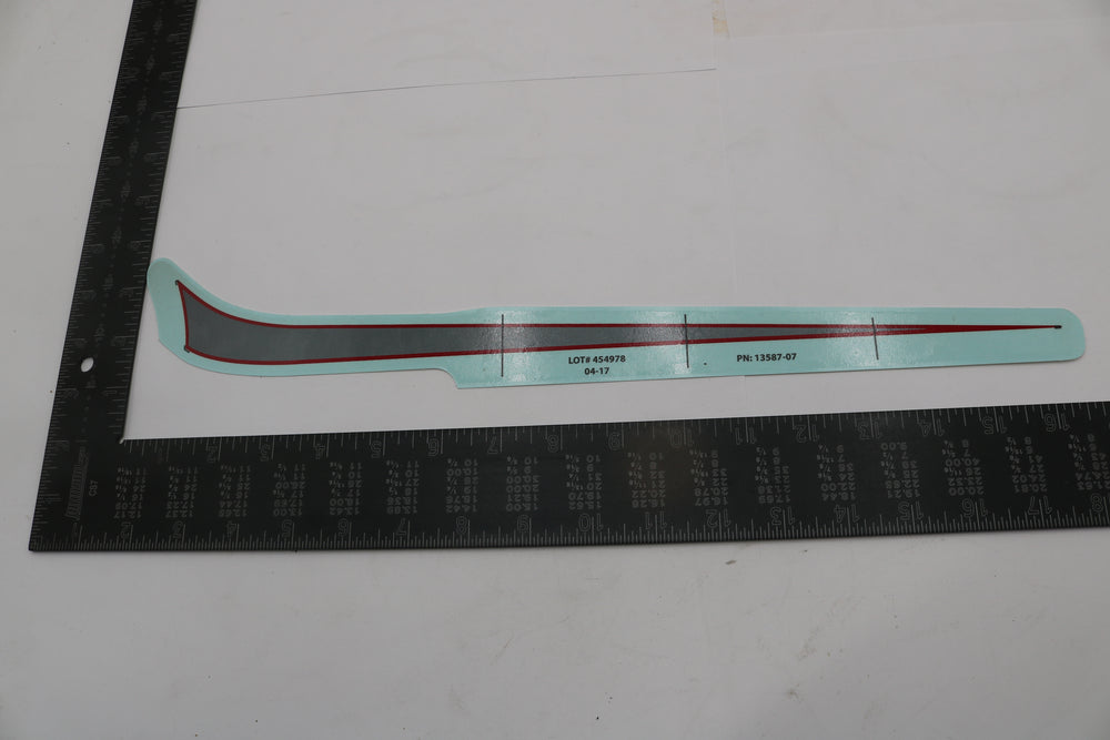 13587-07 NEW OEM 2007 HARLEY-DAVIDSON FLSTF SOFTAIL FATBOY LEFT REAR FENDER DECAL