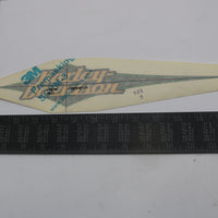 13819-07 NEW OEM 2007 HARLEY-DAVIDSON SOFTAIL LEFT GAS TANK DECAL GOLD LEAF GREEN