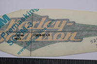 
              13819-07 NEW OEM 2007 HARLEY-DAVIDSON SOFTAIL LEFT GAS TANK DECAL GOLD LEAF GREEN
            