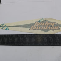 13829-07 NEW OEM 2007 HARLEY-DAVIDSON SOFTAIL RIGHT GAS TANK DECAL GOLD LEAF GREEN