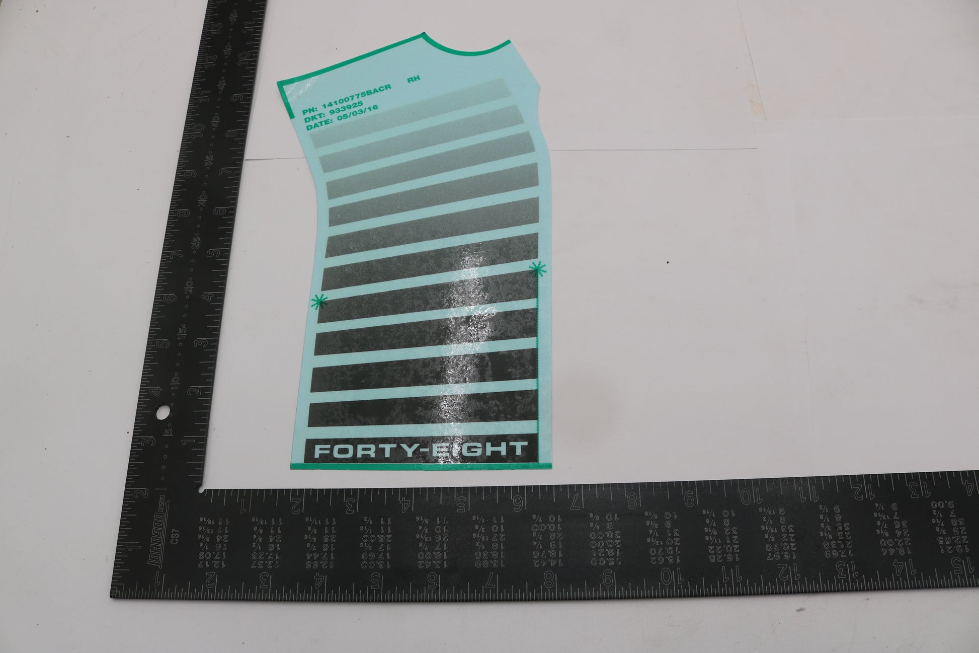14100775BACR NEW OEM HARLEY-DAVIDSON SPORTSTER XL1200X 48 FORTY-EIGHT RIGHT TANK DECAL