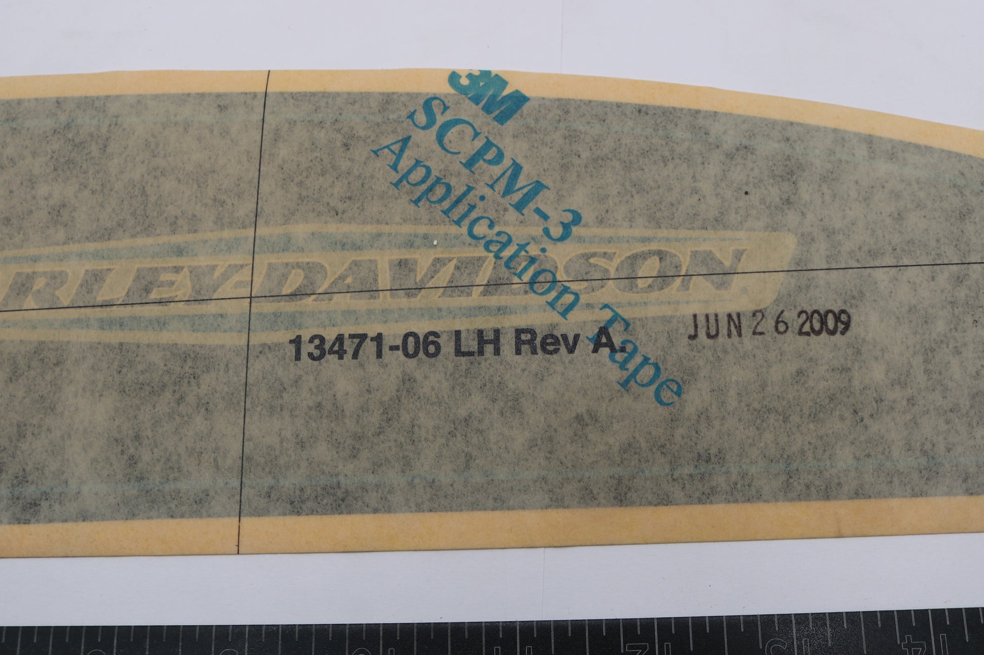 13471-06 NEW OEM 2006 HARLEY-DAVIDSON SPORTSTER LEFT FUEL TANK DECAL
