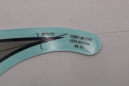 13891-09 NEW OEM 2009 HARLEY-DAVIDSON FLSTC HERITAGE SOFTAIL LEFT GAS TANK DECAL